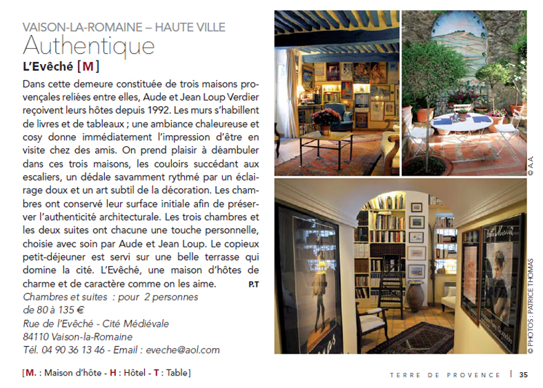 chambres d'hotes or rooms in Bed and breakfast � Vaison