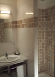 douche de la suite vert-jade des maisons d'h�tes de l'Ev�ch� � Vaison